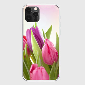 Чехол для iPhone 12 Pro Max с принтом Тюльпаны в Белгороде, Силикон |  | Тематика изображения на принте: 8 марта | аромат | букет | вазон | великолепие | дача | девушки | женщины | краски | красота | куст | лужайка | милые цветы | огород | палитра | прелесть | радуга | растение | тюльпаны