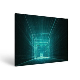 Холст прямоугольный с принтом Цифровой тоннель в Белгороде, 100% ПВХ |  | глубины сознания | интернет | коридор | матрица | оптическая иллюзия | секрет | сеть | тайна | тоннель