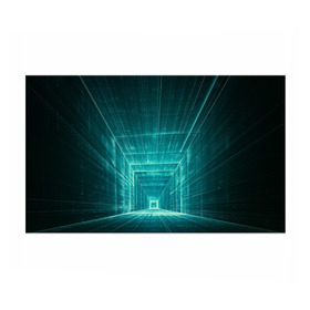 Бумага для упаковки 3D с принтом Цифровой тоннель в Белгороде, пластик и полированная сталь | круглая форма, металлическое крепление в виде кольца | глубины сознания | интернет | коридор | матрица | оптическая иллюзия | секрет | сеть | тайна | тоннель