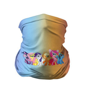 Бандана-труба 3D с принтом My little pony 1 в Белгороде, 100% полиэстер, ткань с особыми свойствами — Activecool | плотность 150‒180 г/м2; хорошо тянется, но сохраняет форму | my little pony