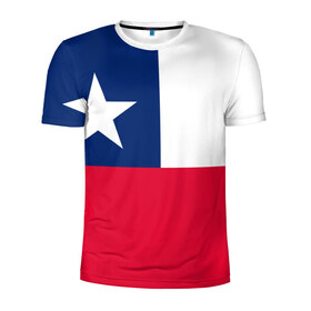 Мужская футболка 3D спортивная с принтом Чили в Белгороде, 100% полиэстер с улучшенными характеристиками | приталенный силуэт, круглая горловина, широкие плечи, сужается к линии бедра | chile | америка | санчес | футбол