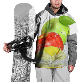 Накидка на куртку 3D с принтом Яблоки в Белгороде, 100% полиэстер |  | Тематика изображения на принте: фрукты | яблоки