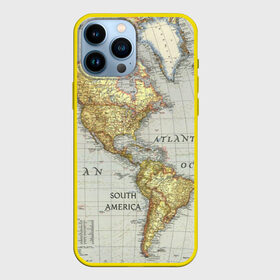 Чехол для iPhone 13 Pro Max с принтом Карта 16 в Белгороде,  |  | map | world | карта | мир