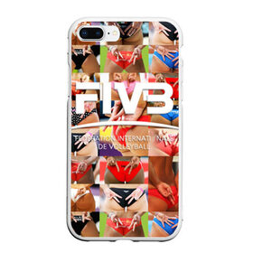 Чехол для iPhone 7Plus/8 Plus матовый с принтом Волейбол 1 в Белгороде, Силикон | Область печати: задняя сторона чехла, без боковых панелей | fiv3 | volleyball | волейбол