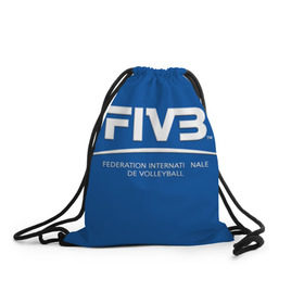 Рюкзак-мешок 3D с принтом Волейбол 2 в Белгороде, 100% полиэстер | плотность ткани — 200 г/м2, размер — 35 х 45 см; лямки — толстые шнурки, застежка на шнуровке, без карманов и подкладки | fiv3 | volleyball | волейбол