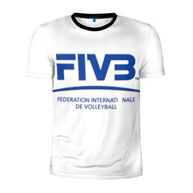Мужская футболка 3D спортивная с принтом Волейбол 3 в Белгороде, 100% полиэстер с улучшенными характеристиками | приталенный силуэт, круглая горловина, широкие плечи, сужается к линии бедра | fiv3 | volleyball | волейбол