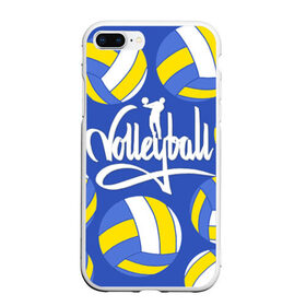 Чехол для iPhone 7Plus/8 Plus матовый с принтом Волейбол 6 в Белгороде, Силикон | Область печати: задняя сторона чехла, без боковых панелей | Тематика изображения на принте: volleyball | волейбол