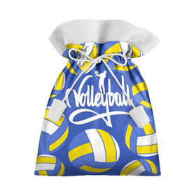 Подарочный 3D мешок с принтом Волейбол 6 в Белгороде, 100% полиэстер | Размер: 29*39 см | volleyball | волейбол