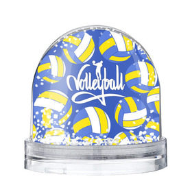 Снежный шар с принтом Волейбол 6 в Белгороде, Пластик | Изображение внутри шара печатается на глянцевой фотобумаге с двух сторон | volleyball | волейбол