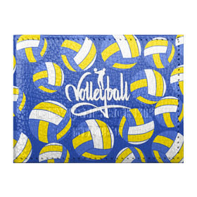 Обложка для студенческого билета с принтом Волейбол 6 в Белгороде, натуральная кожа | Размер: 11*8 см; Печать на всей внешней стороне | volleyball | волейбол