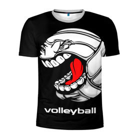 Мужская футболка 3D спортивная с принтом Волейбол 25 в Белгороде, 100% полиэстер с улучшенными характеристиками | приталенный силуэт, круглая горловина, широкие плечи, сужается к линии бедра | volleyball | волейбол