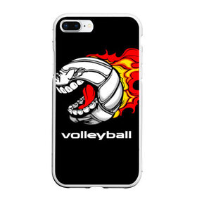Чехол для iPhone 7Plus/8 Plus матовый с принтом Волейбол 26 в Белгороде, Силикон | Область печати: задняя сторона чехла, без боковых панелей | volleyball | волейбол