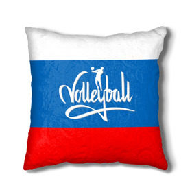 Подушка 3D с принтом Волейбол 27 в Белгороде, наволочка – 100% полиэстер, наполнитель – холлофайбер (легкий наполнитель, не вызывает аллергию). | состоит из подушки и наволочки. Наволочка на молнии, легко снимается для стирки | volleyball | волейбол