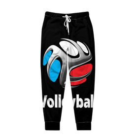 Мужские брюки 3D с принтом Волейбол 29 в Белгороде, 100% полиэстер | манжеты по низу, эластичный пояс регулируется шнурком, по бокам два кармана без застежек, внутренняя часть кармана из мелкой сетки | Тематика изображения на принте: volleyball | волейбол