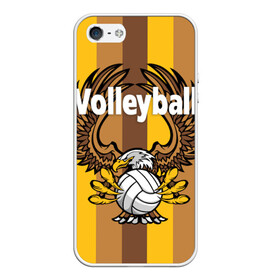 Чехол для iPhone 5/5S матовый с принтом Волейбол 30 в Белгороде, Силикон | Область печати: задняя сторона чехла, без боковых панелей | volleyball | волейбол