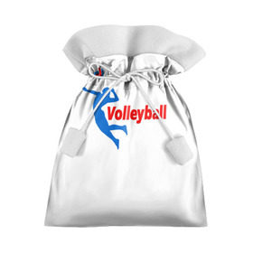 Подарочный 3D мешок с принтом Волейбол 31 в Белгороде, 100% полиэстер | Размер: 29*39 см | Тематика изображения на принте: volleyball | волейбол