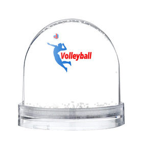 Снежный шар с принтом Волейбол 31 в Белгороде, Пластик | Изображение внутри шара печатается на глянцевой фотобумаге с двух сторон | volleyball | волейбол