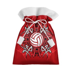 Подарочный 3D мешок с принтом Волейбол 34 в Белгороде, 100% полиэстер | Размер: 29*39 см | volleyball | волейбол