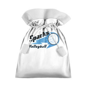 Подарочный 3D мешок с принтом Волейбол 50 в Белгороде, 100% полиэстер | Размер: 29*39 см | sparks | volleyball | волейбол