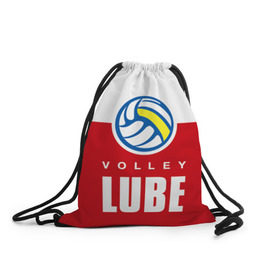 Рюкзак-мешок 3D с принтом Волейбол 62 в Белгороде, 100% полиэстер | плотность ткани — 200 г/м2, размер — 35 х 45 см; лямки — толстые шнурки, застежка на шнуровке, без карманов и подкладки | lube | volleyball | волейбол