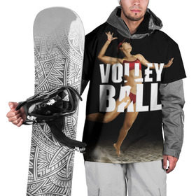 Накидка на куртку 3D с принтом Волейбол 75 в Белгороде, 100% полиэстер |  | Тематика изображения на принте: volleyball | волейбол