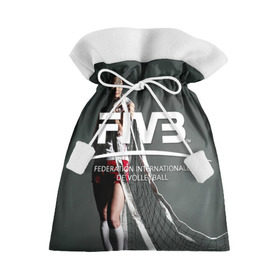Подарочный 3D мешок с принтом Волейбол 80 в Белгороде, 100% полиэстер | Размер: 29*39 см | fiv3 | volleyball | волейбол
