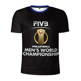 Мужская футболка 3D спортивная с принтом Волейбол 93 в Белгороде, 100% полиэстер с улучшенными характеристиками | приталенный силуэт, круглая горловина, широкие плечи, сужается к линии бедра | fiv3 | volleyball | волейбол