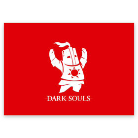 Поздравительная открытка с принтом Dark Souls 1 в Белгороде, 100% бумага | плотность бумаги 280 г/м2, матовая, на обратной стороне линовка и место для марки
 | dark souls | praise the sun | you died | дарк соулс