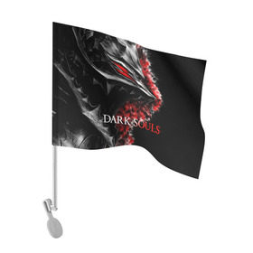 Флаг для автомобиля с принтом Dark Souls 7 в Белгороде, 100% полиэстер | Размер: 30*21 см | dark souls | praise the sun | you died | дарк соулс