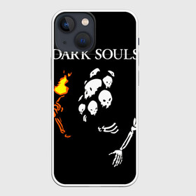 Чехол для iPhone 13 mini с принтом Dark Souls 13 в Белгороде,  |  | dark souls | praise the sun | you died | дарк соулс