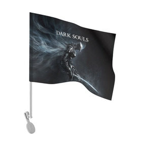 Флаг для автомобиля с принтом Dark Souls 15 в Белгороде, 100% полиэстер | Размер: 30*21 см | dark souls | praise the sun | you died | дарк соулс