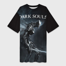 Платье-футболка 3D с принтом Dark Souls 15 в Белгороде,  |  | dark souls | praise the sun | you died | дарк соулс