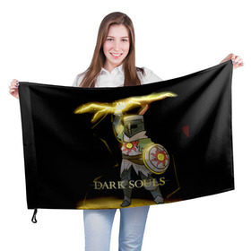 Флаг 3D с принтом Dark Souls 27 в Белгороде, 100% полиэстер | плотность ткани — 95 г/м2, размер — 67 х 109 см. Принт наносится с одной стороны | dark souls | praise the sun | you died | дарк соулс