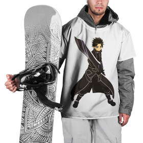 Накидка на куртку 3D с принтом Black в Белгороде, 100% полиэстер |  | Тематика изображения на принте: anime | kirito | real black swordsman | sword art online | аниме | асада | кирито | мастера меча онлайн | синон | чёрный мечник