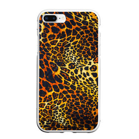Чехол для iPhone 7Plus/8 Plus матовый с принтом Леопард в Белгороде, Силикон | Область печати: задняя сторона чехла, без боковых панелей | 3д | животные | кошка | леопард | новая | хищник