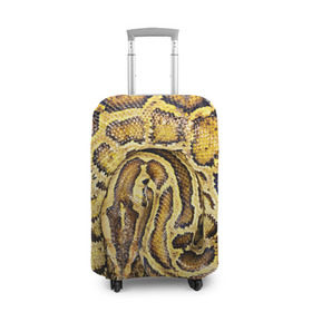 Чехол для чемодана 3D с принтом Змея в Белгороде, 86% полиэфир, 14% спандекс | двустороннее нанесение принта, прорези для ручек и колес | snake | анаконда | гадюка | змеиная | змея | кобра | кожа | кожура | удав | уж | червь | червяк | яд