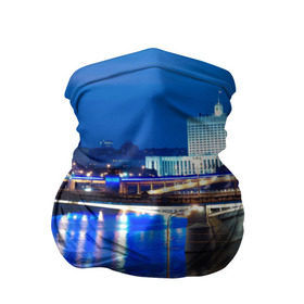 Бандана-труба 3D с принтом Москва в Белгороде, 100% полиэстер, ткань с особыми свойствами — Activecool | плотность 150‒180 г/м2; хорошо тянется, но сохраняет форму | moscow | город | ночной | пейзаж
