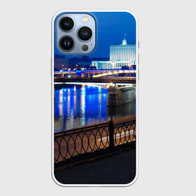 Чехол для iPhone 13 Pro Max с принтом Москва в Белгороде,  |  | Тематика изображения на принте: moscow | город | ночной | пейзаж