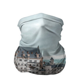 Бандана-труба 3D с принтом Замок на горе в Белгороде, 100% полиэстер, ткань с особыми свойствами — Activecool | плотность 150‒180 г/м2; хорошо тянется, но сохраняет форму | архитектура | крепость | пейзаж