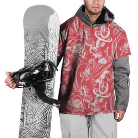 Накидка на куртку 3D с принтом Гавайская 1 в Белгороде, 100% полиэстер |  | гавайи | растительный орнамент | рубашка