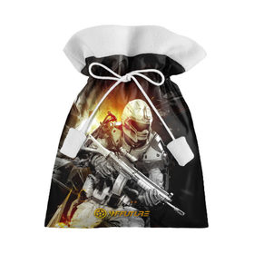 Подарочный 3D мешок с принтом WFFuture Exo Future Soldier в Белгороде, 100% полиэстер | Размер: 29*39 см | Тематика изображения на принте: 