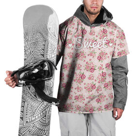 Накидка на куртку 3D с принтом Fashion sweet flower 2 в Белгороде, 100% полиэстер |  | flower | strowberry | summer | trend | клубника | клубничка | лето | попробуй меня | популярное | съешь меня | тренд | хит | цветочки | цветы