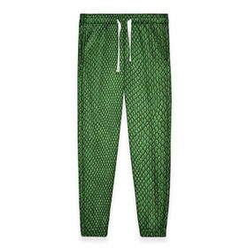 Женские брюки 3D с принтом Snake в Белгороде, полиэстер 100% | прямой крой, два кармана без застежек по бокам, с мягкой трикотажной резинкой на поясе и по низу штанин. В поясе для дополнительного комфорта — широкие завязки | зеленый | змея | кожа | текстура