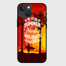 Чехол для iPhone 13 mini с принтом Summer Surf 2 в Белгороде,  |  | beach | party | summer | swag | trend | вечеринка | лето | популярное | сваг | свег | тренд | хит