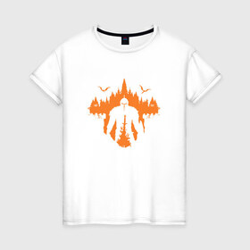 Женская футболка хлопок с принтом Dark Souls в Белгороде, 100% хлопок | прямой крой, круглый вырез горловины, длина до линии бедер, слегка спущенное плечо | dark souls | praise the sun