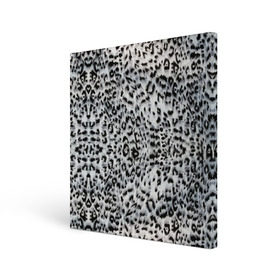 Холст квадратный с принтом White Jaguar в Белгороде, 100% ПВХ |  | Тематика изображения на принте: барс | леопард | ягуар