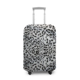 Чехол для чемодана 3D с принтом White Jaguar в Белгороде, 86% полиэфир, 14% спандекс | двустороннее нанесение принта, прорези для ручек и колес | Тематика изображения на принте: барс | леопард | ягуар