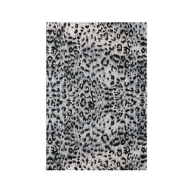 Обложка для паспорта матовая кожа с принтом White Jaguar в Белгороде, натуральная матовая кожа | размер 19,3 х 13,7 см; прозрачные пластиковые крепления | Тематика изображения на принте: барс | леопард | ягуар