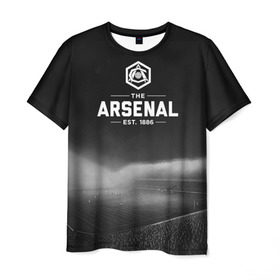 Мужская футболка 3D с принтом Arsenal FC в Белгороде, 100% полиэфир | прямой крой, круглый вырез горловины, длина до линии бедер | арсенал