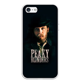 Чехол для iPhone 5/5S матовый с принтом Peaky Blinders 1 в Белгороде, Силикон | Область печати: задняя сторона чехла, без боковых панелей | peaky blinders | козырьки | козырьки сериал | острые козырьки | томас шелби